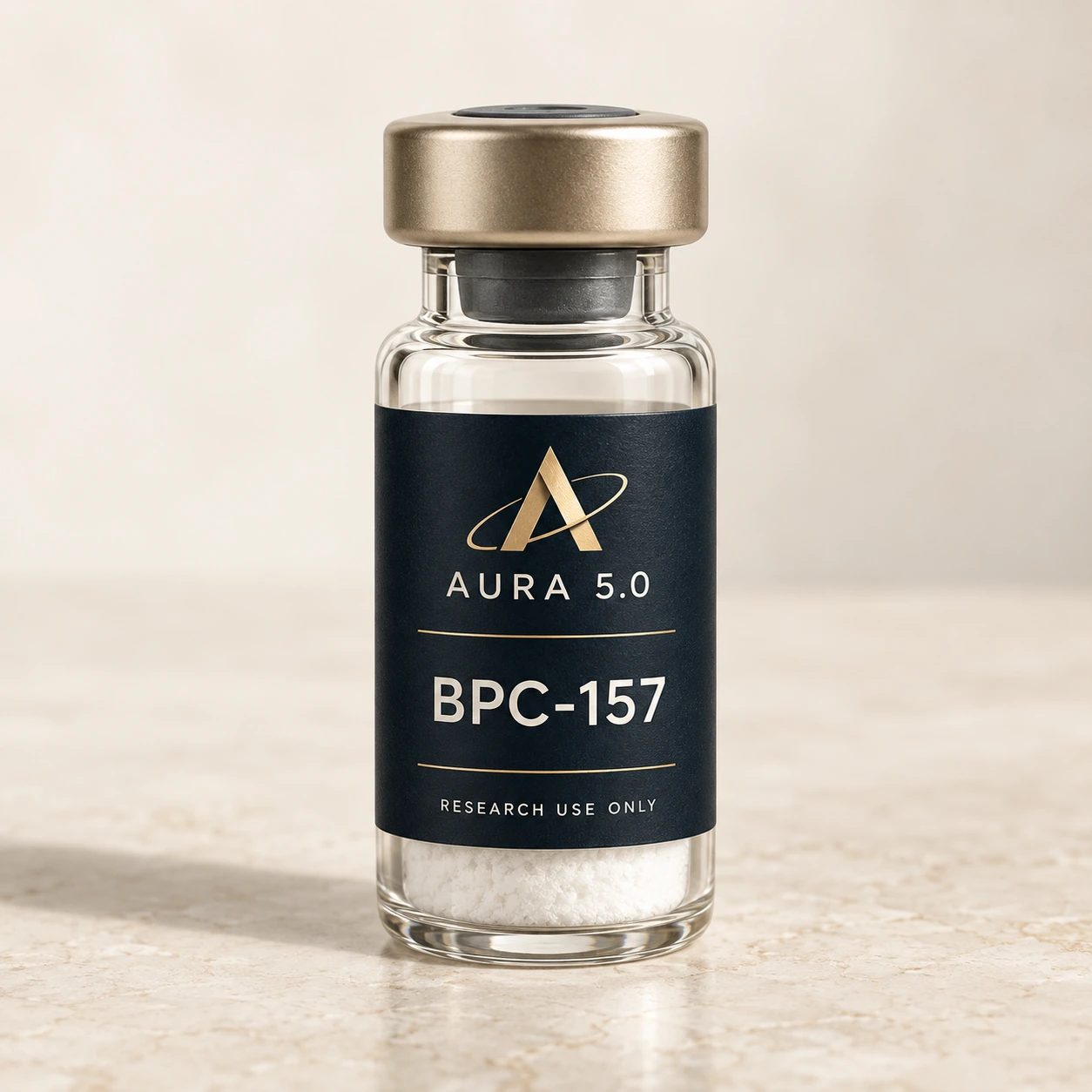 AURA 5.0 BPC-157 branded product presentation
