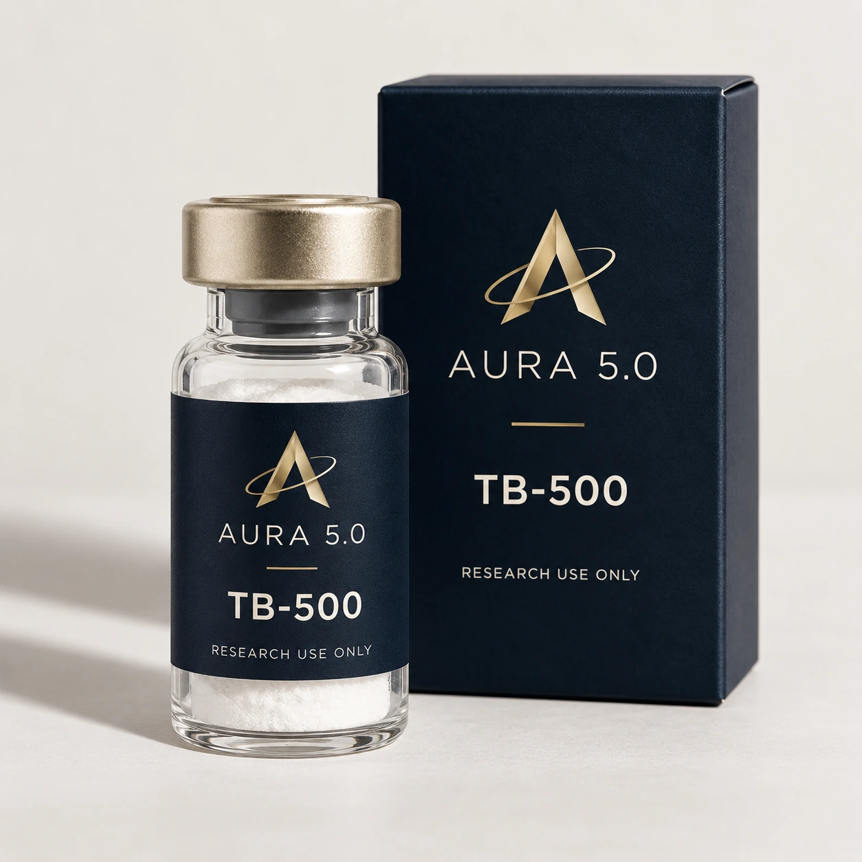 AURA 5.0 TB-500 branded product presentation